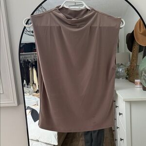 Wilfred Sleeveless Taupe Tank Top